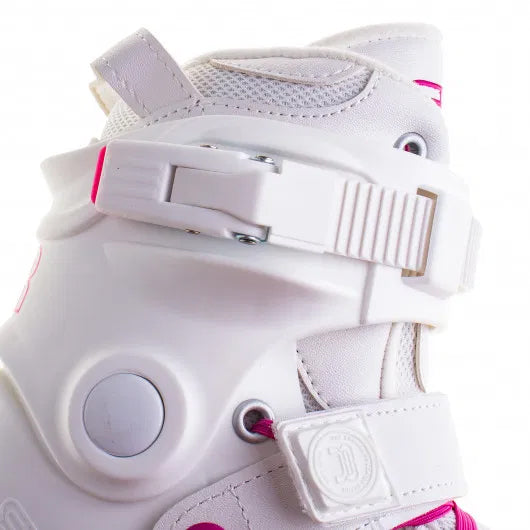 FR SKATES J - WHITE & PINK
