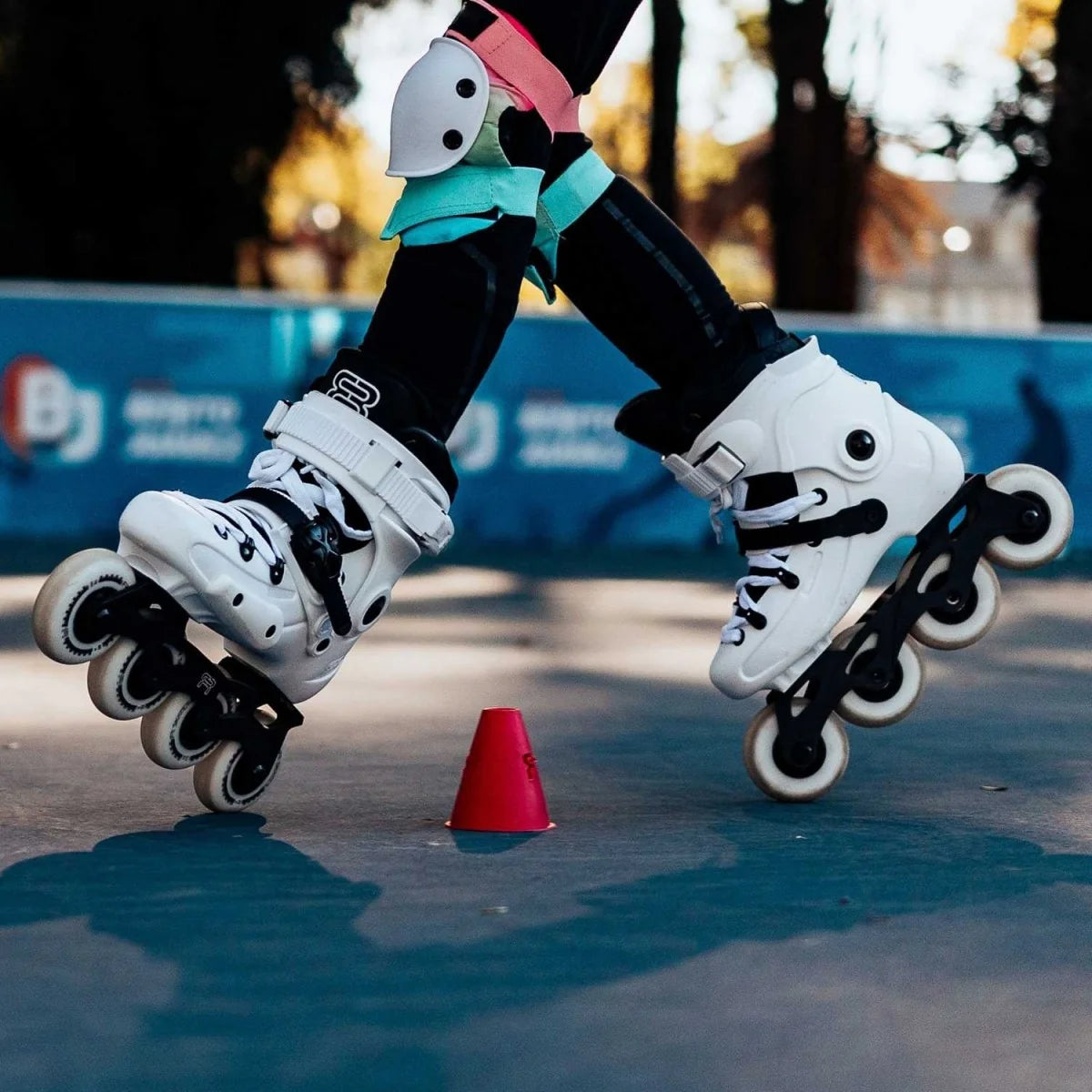 FR SKATES J CLUB - WHITE